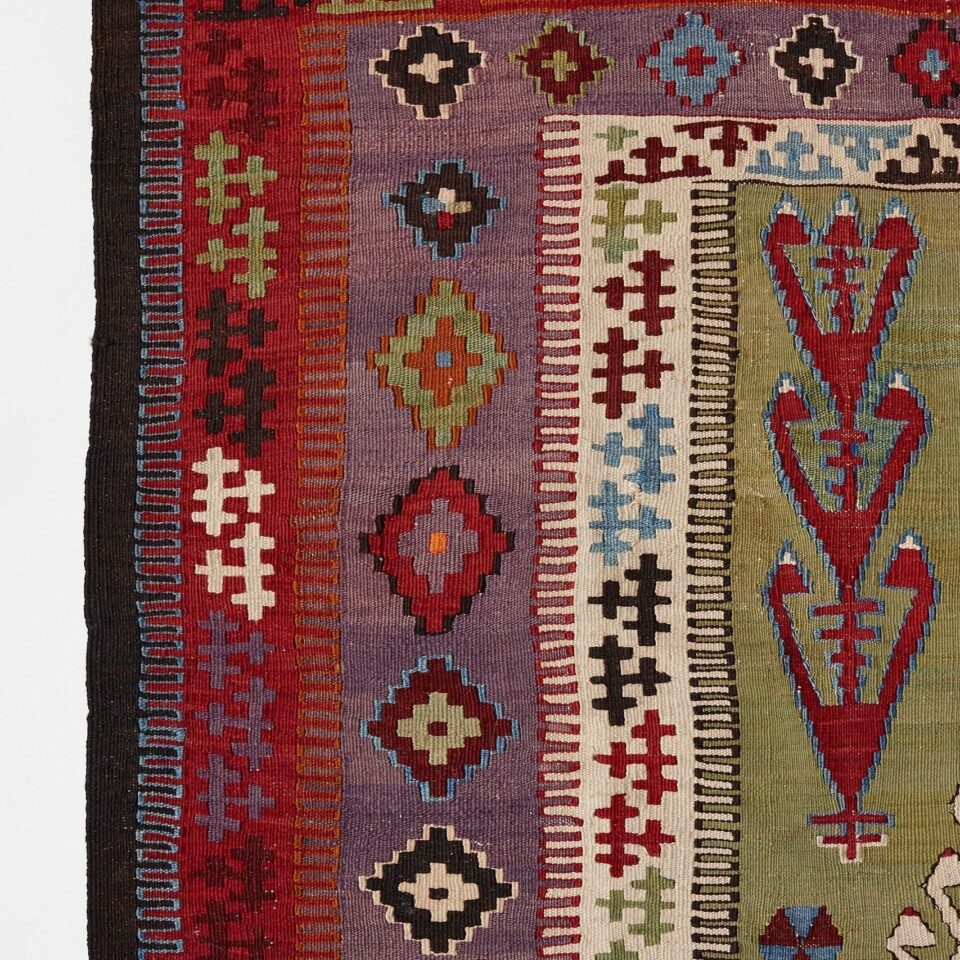 Antique Konya Kilim Rug